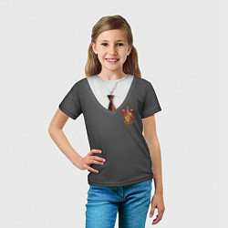 Футболка детская Форма Гриффиндора, цвет: 3D-принт — фото 2
