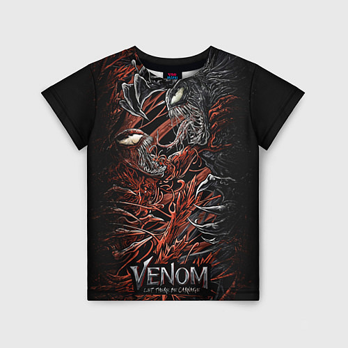 Детская футболка Venom vs Carnage / 3D-принт – фото 1