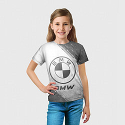 Футболка детская BMW - white gradient, цвет: 3D-принт — фото 2