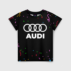 Футболка детская Audi конфети, цвет: 3D-принт