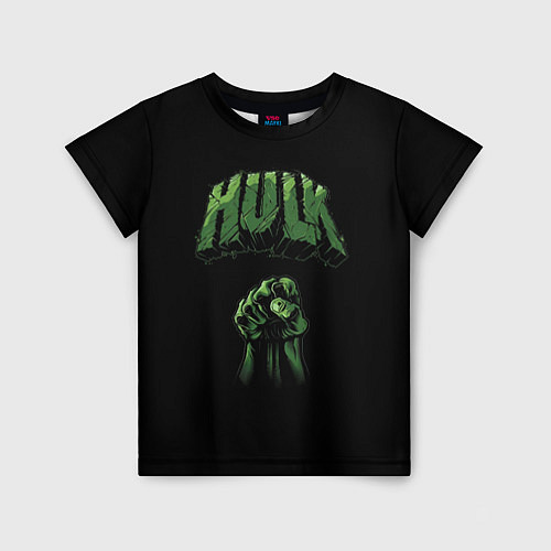 Детская футболка Hulk punch / 3D-принт – фото 1