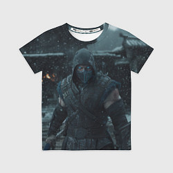 Футболка детская Sub-zero, цвет: 3D-принт