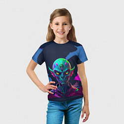 Футболка детская Чужак с другой планеты, цвет: 3D-принт — фото 2