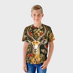 Футболка детская Газель, цвет: 3D-принт — фото 2