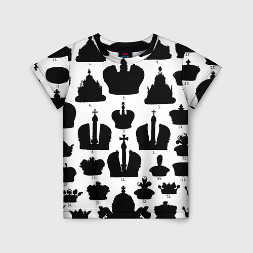 Детская футболка Символы власти / 3D-принт – фото 1