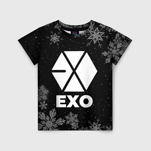 Детская футболка Снежный Exo / 3D-принт – фото 1