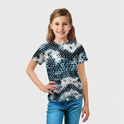 Футболка детская Из кожи змеи, цвет: 3D-принт — фото 2