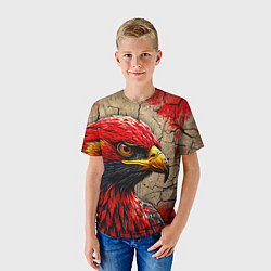Футболка детская Красный орел Атланта Хокс, цвет: 3D-принт — фото 2