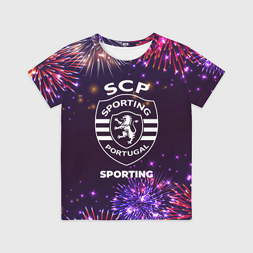 Детская футболка Праздничный Sporting / 3D-принт – фото 1