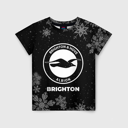 Детская футболка Снежный Brighton / 3D-принт – фото 1