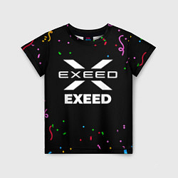 Футболка детская Exeed конфети, цвет: 3D-принт