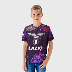 Футболка детская Праздничный Lazio, цвет: 3D-принт — фото 2