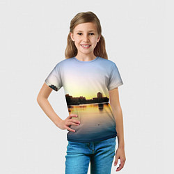 Футболка детская Шкиперская гавань в Санкт-Петербурге, цвет: 3D-принт — фото 2