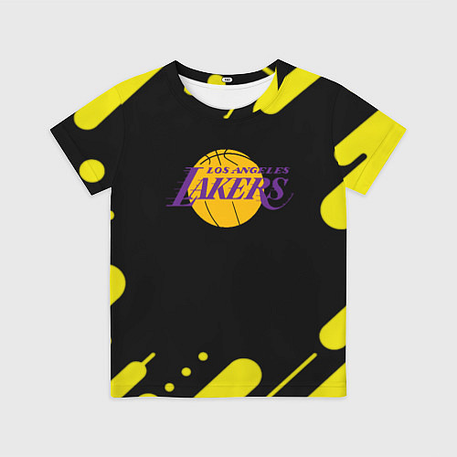 Детская футболка Lakers club / 3D-принт – фото 1