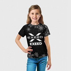 Футболка детская Снежный Exeed, цвет: 3D-принт — фото 2