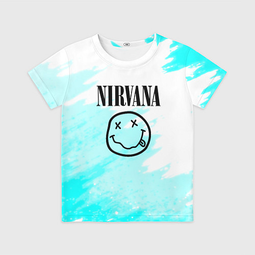 Детская футболка Nirvana rock music color / 3D-принт – фото 1