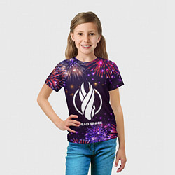 Футболка детская Праздничный Dead Space, цвет: 3D-принт — фото 2