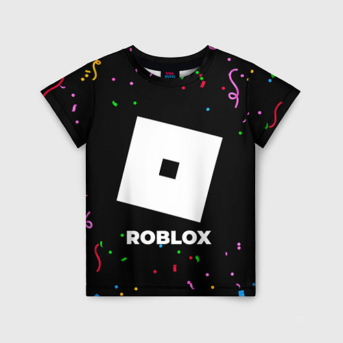 Детская футболка Roblox конфети / 3D-принт – фото 1