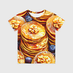 Футболка детская Блинчики, цвет: 3D-принт