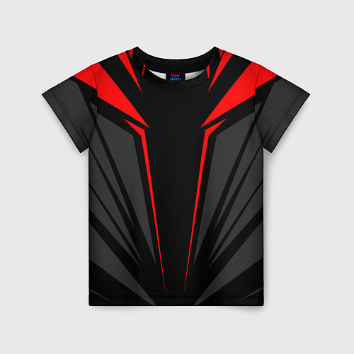 Детская футболка Sport uniform - red / 3D-принт – фото 1