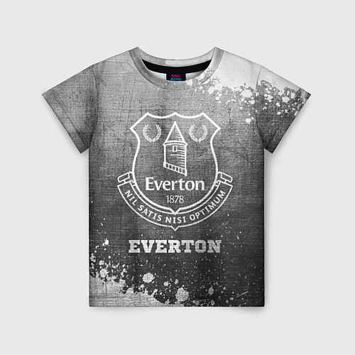 Детская футболка Everton - grey gradient / 3D-принт – фото 1