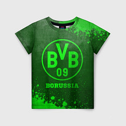 Футболка детская Borussia - green gradient, цвет: 3D-принт