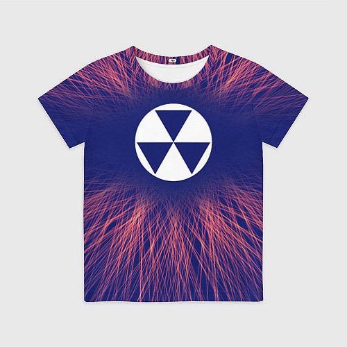 Детская футболка Fallout red energy / 3D-принт – фото 1