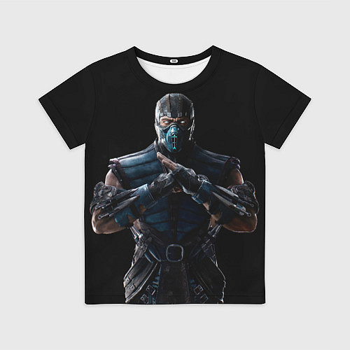 Детская футболка Mortal kombat - Sub Zero / 3D-принт – фото 1