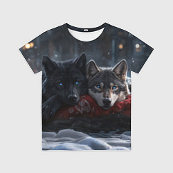 Детская футболка Love wolfs