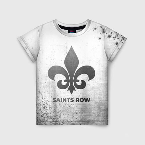 Детская футболка Saints Row - white gradient / 3D-принт – фото 1