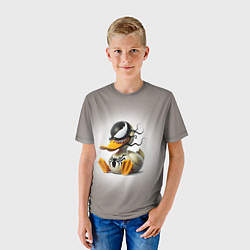 Футболка детская Venom Duck - ai art fantasy, цвет: 3D-принт — фото 2