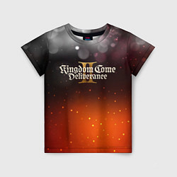 Футболка детская Kingdom Come Deliverance 2 logo, цвет: 3D-принт