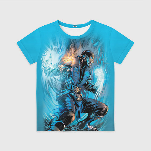 Детская футболка Mortal Kombat - Sub-Zero / 3D-принт – фото 1