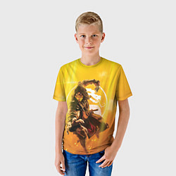 Футболка детская Скорпион - Mortal Kombat, цвет: 3D-принт — фото 2