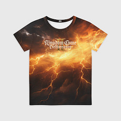 Футболка детская Kingdom Come Deliverance 2 молния, цвет: 3D-принт