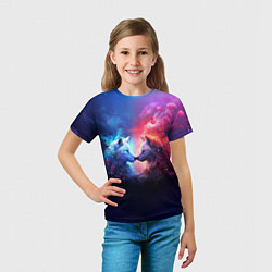 Футболка детская Любовь хищников, цвет: 3D-принт — фото 2