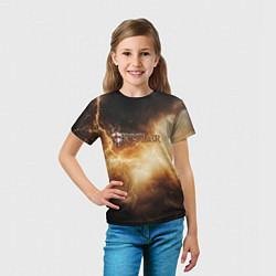 Футболка детская Stronghold сrusader лого и гром, цвет: 3D-принт — фото 2
