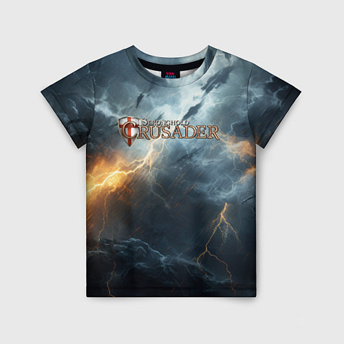 Детская футболка Stronghold сrusader крестовый гром / 3D-принт – фото 1