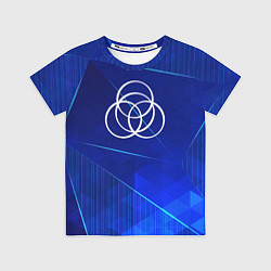 Футболка детская Elden Ring blue poly, цвет: 3D-принт