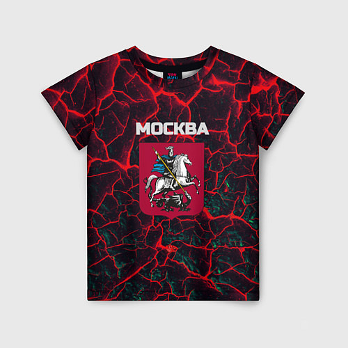 Детская футболка Москва Георгий Победоносец / 3D-принт – фото 1