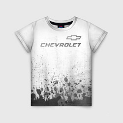 Футболка детская Chevrolet - white gradient посередине, цвет: 3D-принт