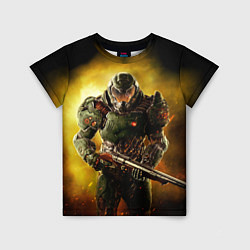 Футболка детская Doom guy slayer, цвет: 3D-принт