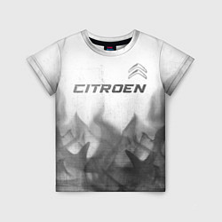 Футболка детская Citroen - white gradient посередине, цвет: 3D-принт
