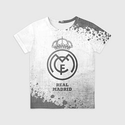 Футболка детская Real Madrid - white gradient, цвет: 3D-принт