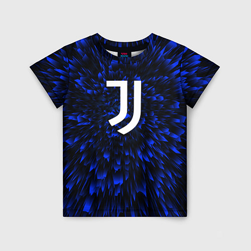 Детская футболка Juventus blue energy / 3D-принт – фото 1