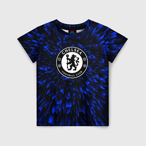 Детская футболка Chelsea blue energy / 3D-принт – фото 1