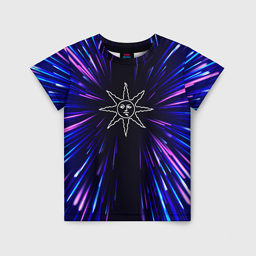 Детская футболка Dark Souls neon energy / 3D-принт – фото 1