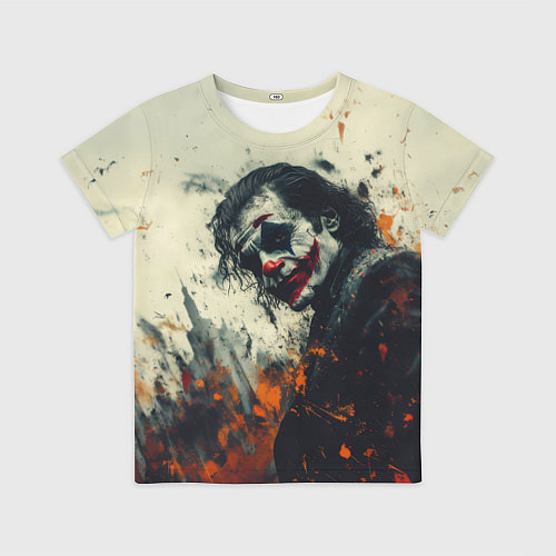 Детская футболка Джокер стиль красок / 3D-принт – фото 1