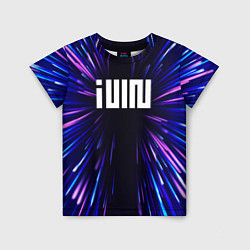 Футболка детская Gidle neon energy, цвет: 3D-принт