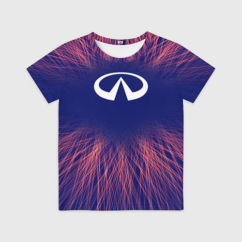 Детская футболка Infiniti red energy / 3D-принт – фото 1